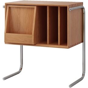 Bookcase Shelf Nordic Magazine Cabinet Bookcase Rack Small Side Cabinet Living Room TV Sofa Side Cabinet Suitable for Living Room Study Bookshelf with Storage
