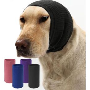 Calming Dog Ears Cover, Dog Ear Muffs Noise Protection, Dog Ear Protection for Anxiety Relief, Dog Calming Hood