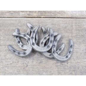 12 CAST Iron Horseshoes Crafts Home Decor Horseshoe Horse Shoe Small Tiny NIKNAK - Nadhief Store