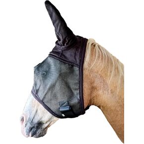 AJ Tack Fly Mask with Ears Large