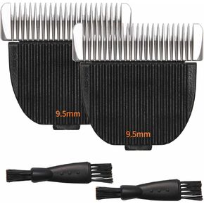 2 عبوة الكلب الاستبدال شفرة متوافقة مع Oneisall انخفاض الضوضاء الكلب الكلب ، الكلب فراغ الكلب مصنوعة من شفرة السيراميك وشفرة الفولاذ المقاوم للصدأ حجم 9.5 ملم in Kuwait