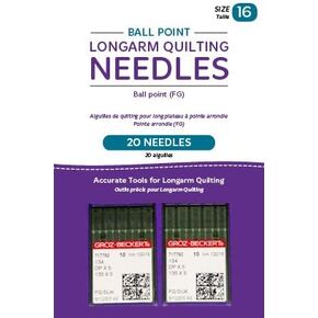 Handi Quilter Longarm Quilting Needles - Ball Point (FG) Size 16 (Pack of 20)
