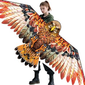 Bald Eagle Kite for Adults & Kids, Professional Durable Kites for Beginners, Outdoor Activities, Beach & Park - Easy Fly Kites Toys for Family Fun