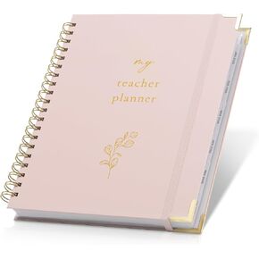 Aesthetic Teacher Planner For The 2025-2026 Academic School Year - Your All Incl. 8.5" x 11" Lesson Plan Book Supplies - Easily Organize Your Daily, Weekly & Monthly Classroom/Homeschool Schedule