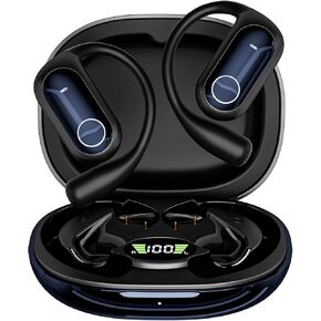 Translation Earbuds Real Time - Souroyea 150 Languages Two-Way AI Translator Open Ear Headphones Device, ENC Noise Cancelling & 10H Playtime for Travel Tour Guide, Business Meeting & School