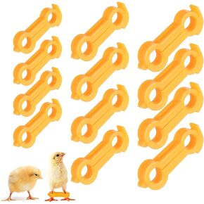 Baby Chick Leg Hobbles, Poultry Leg Bands 3 Sizes for Newborn Spraddle Leg Repair on Chick Bird Quails Ducks of 1-3 Days Newly Hatched