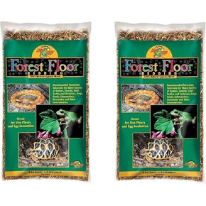 's Bundle with Zoomed Forest Floor (8 Quart) 2 Pack & Includes Attached DBDPet Pro-Tip Guide