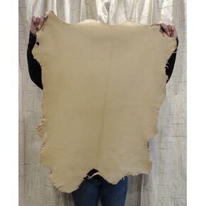 Real Tanned Braintan Deer Suede Leather Hide - Native Crafts 5-6 SQ Ft (2-3oz)