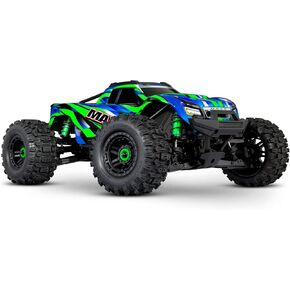 TRAXXAS Maxx Wide Green 1:10 RC Model Car Monster Truck 4WD RTR 2.4GHz