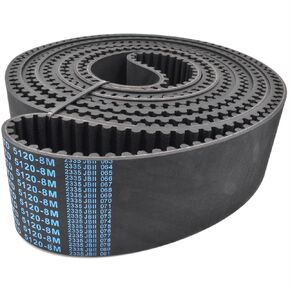 8M Timing Belt Lp=3408 3424 3440 3600 3744 3800 3808 3824 3896 4000 4200 4224 4400 4520 5120 5760 Width 15/20mm Rubber 1pcs(3896-8M-(487 Teeth),20mm)