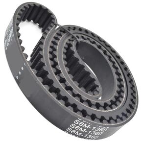 S8M Timing Belt Lp=1264 1272 1280 1288 1296 1304 1312 1320 1328 1344 1352 1360 1368 1376 1384 1392 Width 25/30mm Rubber 1pcs(1296-S8M-(162 Teeth),1PC_25MM)
