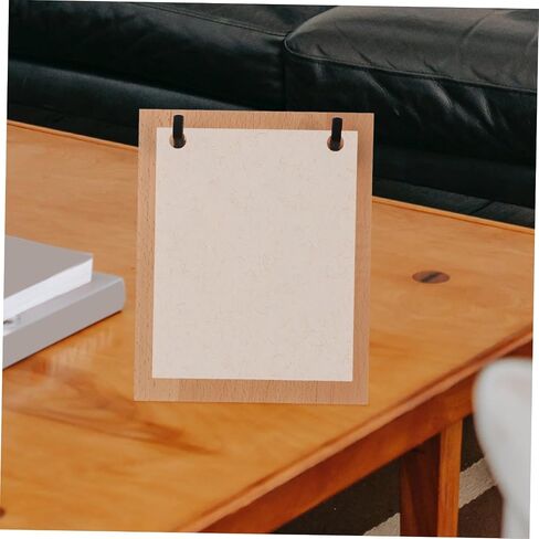 MAGICLULU Diy Calendar Stand Industrial Style Calendar Rack Rustic Photo Display Holder in Saudi Arabia