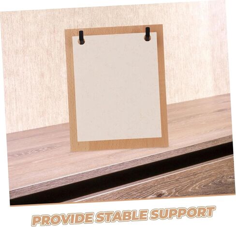 MAGICLULU Diy Calendar Stand Industrial Style Calendar Rack Rustic Photo Display Holder in Saudi Arabia
