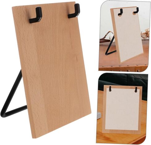 MAGICLULU Diy Calendar Stand Industrial Style Calendar Rack Rustic Photo Display Holder in Saudi Arabia