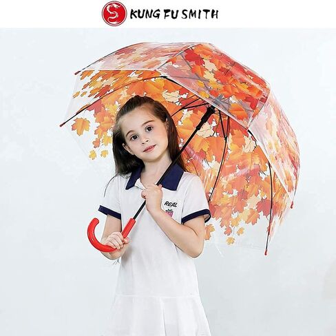 مظلة فقاعية شفافة مفتوحة تلقائيًا للفتيات والفتيان، مظلة مطر على شكل قبة شفافة in Kuwait