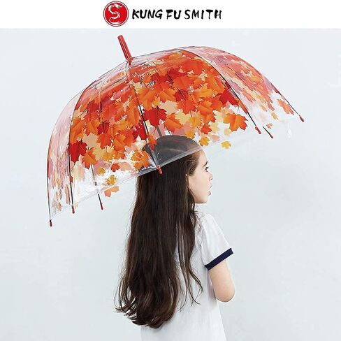 مظلة فقاعية شفافة مفتوحة تلقائيًا للفتيات والفتيان، مظلة مطر على شكل قبة شفافة in Kuwait
