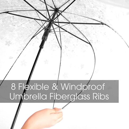 مظلة فقاعية شفافة مفتوحة تلقائيًا للفتيات والفتيان، مظلة مطر على شكل قبة شفافة in Kuwait