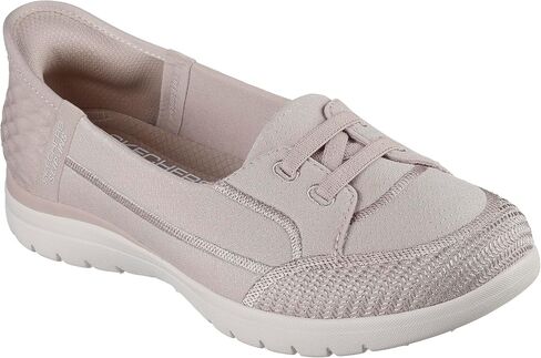 حذاء Skechers النسائي أثناء التنقل Flex-Top Notch بدون استخدام اليدين سهل الارتداء بدون كعب in Saudi Arabia