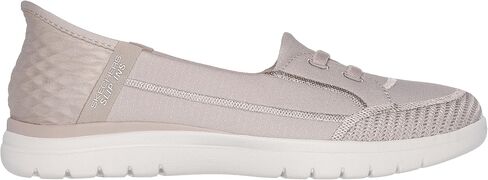حذاء Skechers النسائي أثناء التنقل Flex-Top Notch بدون استخدام اليدين سهل الارتداء بدون كعب in Saudi Arabia