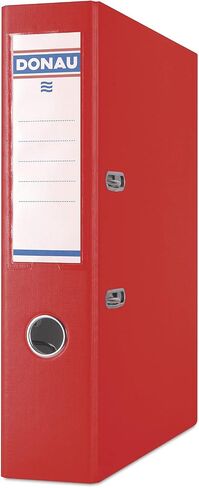 مجلد Donau Master Wide Pack من 25/DIN A4/7.5 سم/25 قطعة/غطاء وردي/بلاستيكي PP/CARTON PAPER SLOTED FORDER FORDER RING BINDER/GRAY DOT in Kuwait