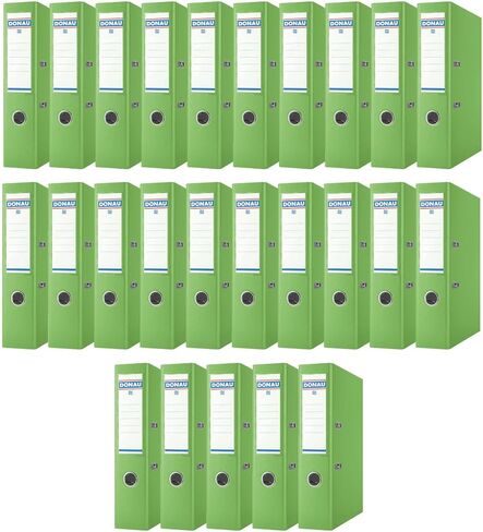 مجلد Donau Master Wide Pack من 25/DIN A4/7.5 سم/25 قطعة/غطاء وردي/بلاستيكي PP/CARTON PAPER SLOTED FORDER FORDER RING BINDER/GRAY DOT in Kuwait