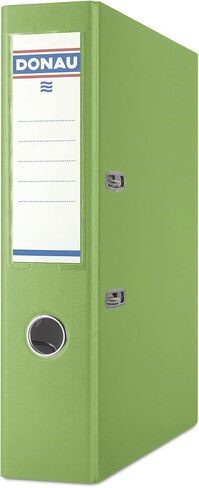 مجلد Donau Master Wide Pack من 25/DIN A4/7.5 سم/25 قطعة/غطاء وردي/بلاستيكي PP/CARTON PAPER SLOTED FORDER FORDER RING BINDER/GRAY DOT in Kuwait