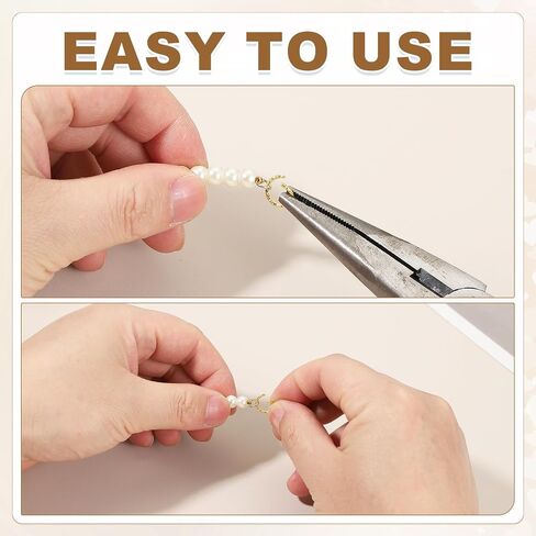uxcell 100pcs 4mm حلقات الوثب المفتوحة ومجموعة قفزة مقفرة 14 مم ، موصل حلقة القلب المغلقة لسروار قلادة قلادة المجوهر in Saudi Arabia