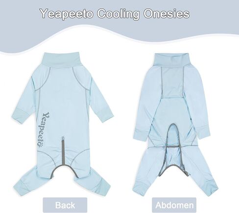 Yeapeeto Dog Sun Protection Cooling Suit UPF 50+, Quick-Dry Breathable Jumpsuit for Large & Medium Dogs, Outdoor Dirt-Resistant Shedding Control Pet Apparel (Blush Pink, X-Large) in Saudi Arabia