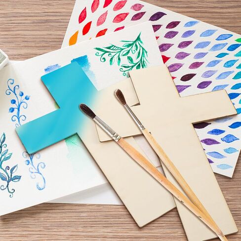 Anglechic 12 Pack 12 Inch Blank Butterflies Cutout Unfinished Slices Wooden Butterflies for Crafts Butterflies Ornaments Wooden Things to Paint Door Hanger Decor for Spring Wedding Farmhouse Decor in Kuwait