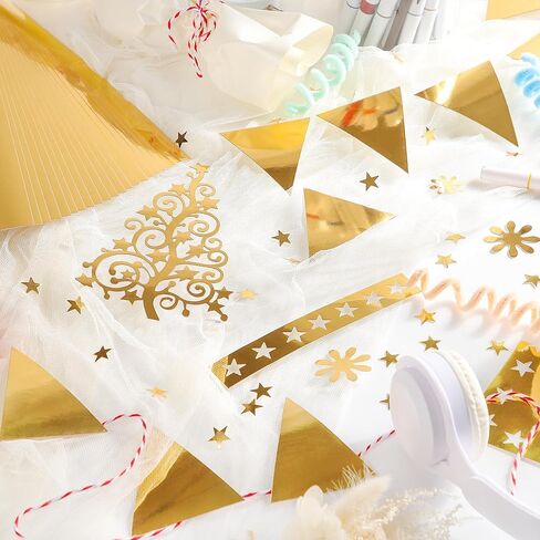 25 Sheets Sliver Mirror Cardstock Paper - 250gsm/92Ib Metallic Reflective Paper for Crafts, A4 Foil Cardstock for DIY Projects Birthday Party Decoration PAP20SR25 in Kuwait