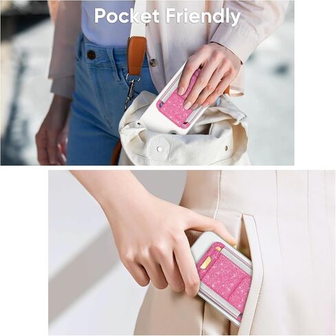 FINPAC MagSafe Wallet, Magnetic Card Wallet Holder for iPhone 15/14/13/12 Series, Fit 6 Cards, Safe RFID Blocking, Slim Leather Wallet Credit Card Holder for Women Men in Kuwait