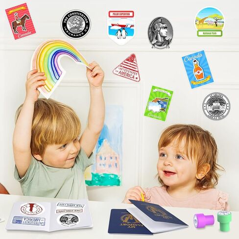 60Pcs Blank Passport Notebook Passport Books for Kids Passport Notebook 4 x 5.5Inch Blank Passport Notebook Pretend Passports for Back to School Party School Theme Party Favors-Navy Blue in Kuwait