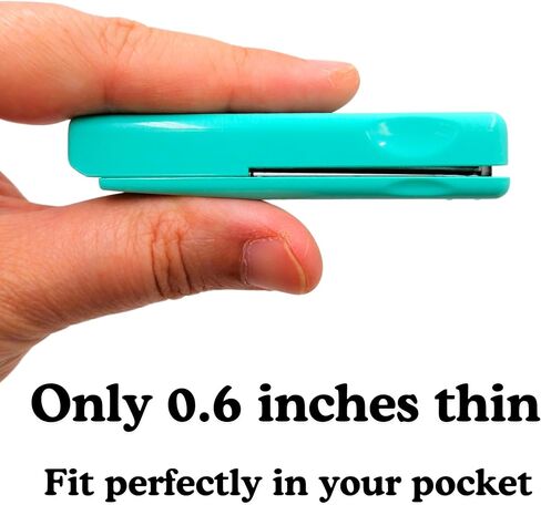 Mini Portable Stapler, Thin Flat Compact, Purple, Modern Style in Kuwait