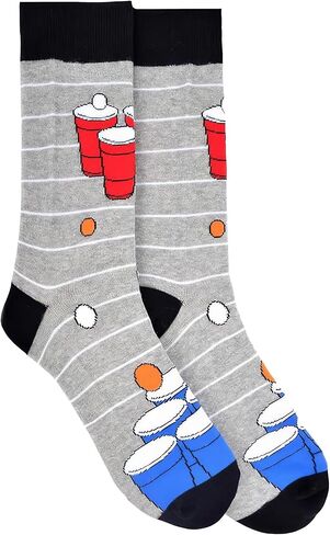 Forest & Twelfth Men’s Crew Cut Socks, Games & Gambling Themes, Fun and Unique Graphic Socks, One Size Fits Most in Saudi Arabia