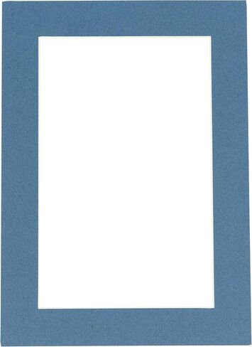8x10 MAT Bevel Cut for 6x8 Photos - حمض الفولاذ الخالي من الصلب الأزرق المسبق - للصور ، الصور ، تأطير - سماكة من 4 طواف in Saudi Arabia