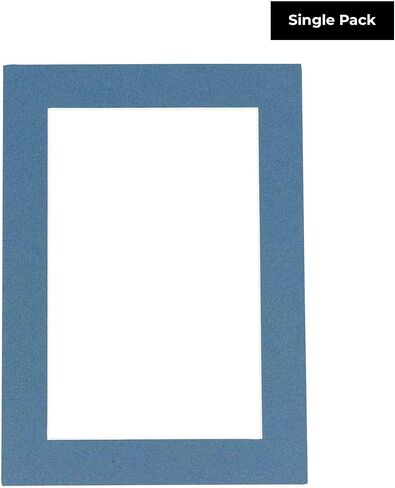 8x10 MAT Bevel Cut for 6x8 Photos - حمض الفولاذ الخالي من الصلب الأزرق المسبق - للصور ، الصور ، تأطير - سماكة من 4 طواف in Saudi Arabia