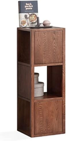 Bookcase Shelf Indoor Multi-Layer Shelf Bookshelf Simple Cabinet Floor Rack Study Storage Cabinet Creative Bookcase Storage Display Rack Bookshelf with Storage(Medium) in Kuwait