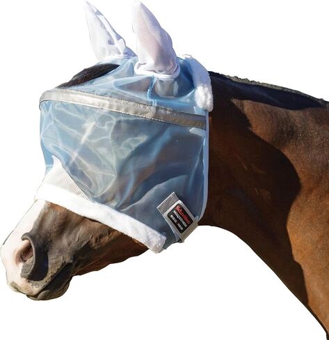 Schneiders Mosquito Mesh II Sun Visor Fly Horse Masks | Enhanced Eye Protection & UV Shield | Reflective Safety Design in Kuwait