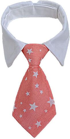 Cat Necktie و Dog Necktie ، يمكن ضبطها وفقًا لمحيط الرقبة للحيوانات الأليفة ، هو بالتأكيد أكثر الحيوانات الأليفة وسيمًا لحفلات أعياد الميلاد وحفلات الزفاف والتصوير الفوتوغرافي. (أزرق ، كبير) in Kuwait