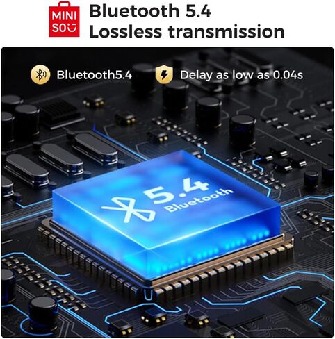 MINISO X33 AI Translation Earbuds Real Time,135 Language Translator Earbuds, Open Ear Wireless Bluetooth Translation Headphones with HiFi Sound, 60H Playtime, Suitable for Travel,Learning&Business in Saudi Arabia