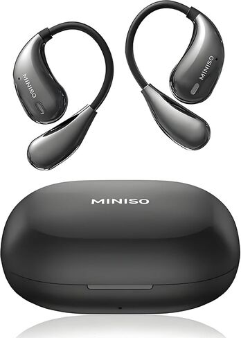 MINISO X33 AI Translation Earbuds Real Time,135 Language Translator Earbuds, Open Ear Wireless Bluetooth Translation Headphones with HiFi Sound, 60H Playtime, Suitable for Travel,Learning&Business in Saudi Arabia
