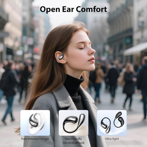 MINISO X33 AI Translation Earbuds Real Time,135 Language Translator Earbuds, Open Ear Wireless Bluetooth Translation Headphones with HiFi Sound, 60H Playtime, Suitable for Travel,Learning&Business in Saudi Arabia