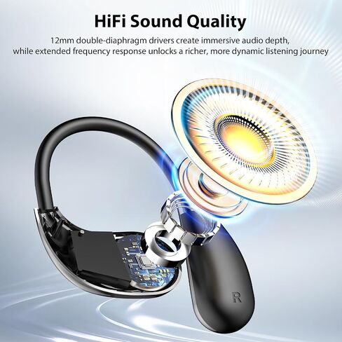 MINISO X33 AI Translation Earbuds Real Time,135 Language Translator Earbuds, Open Ear Wireless Bluetooth Translation Headphones with HiFi Sound, 60H Playtime, Suitable for Travel,Learning&Business in Saudi Arabia