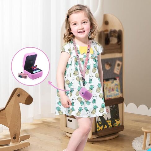 Silicone Cover Case for Bitzee Interactive Toy Digital Pet, Silicone Protective Case for Bitzee Virtual Electronic Pets, Digital Pet Case Accessories for Bitzee with Lanyard,Color (Case Only) in Kuwait