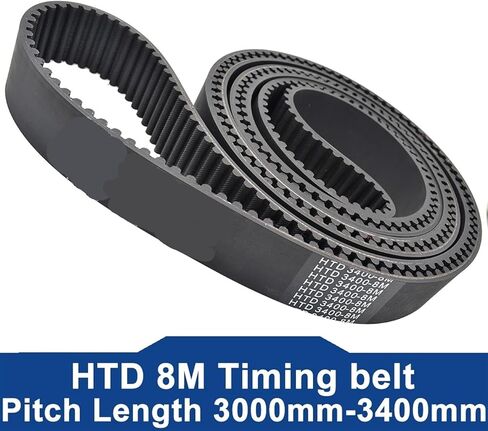 HTD 8M توقيت حزام LP = 3000 3008 3048 3072 3080 3096 3120 3168 3200 3232 3256 3264 3280 3288 3360 3400 عرض 60-70 مم المطاط in Kuwait