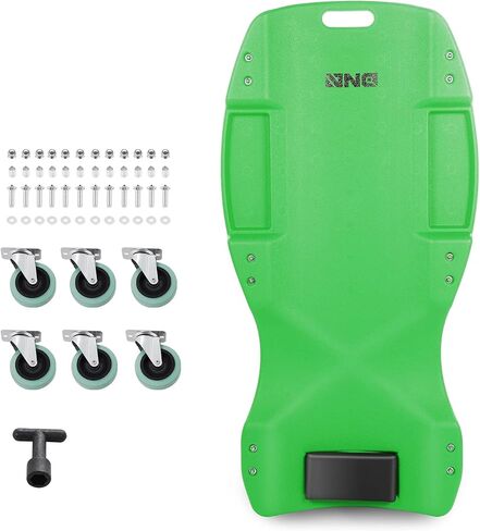 DNA MOTORING TOOLS-00201 36 بوصة طول × 17 بوصة عرض × 4.25 بوصة ارتفاع لإصلاح المركبات، زاحف سيارات منخفض المستوى مع مسند رأس مبطن، أحمر in Saudi Arabia