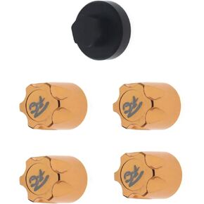 1/10 4Pcs Metal RC Car Wheel Rim Center Caps M4 Nuts for Axial SCX10 TRX4 RC Car B