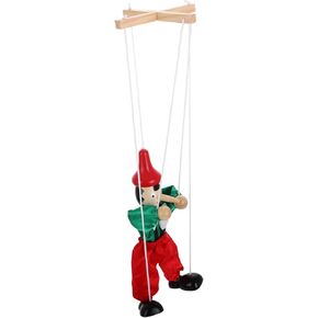 Marionette Puppet for Creative String Puppet with Unfinished Figurines Interactive Hand Puppet for Endless Fun Random Costume Colors for Home Play
