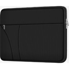 Laptop Sleeve 14 inch, Slim Traveling Laptop Case Cover with Zippered Pocket, Shockproof Protective Carrying Briefcase Computer Bag for 14" MacBook Air/Pro, HP, Dell, Lenovo, Acer, Black