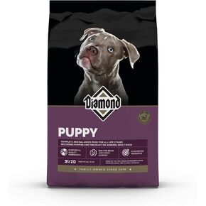 Diamond Premium Puppy is a Complete and Balanced Dry Dog Food Formula with Protein, Probiotics, and Healthy Fat That Provide High Nutritional Value in Growing Puppies 20lb